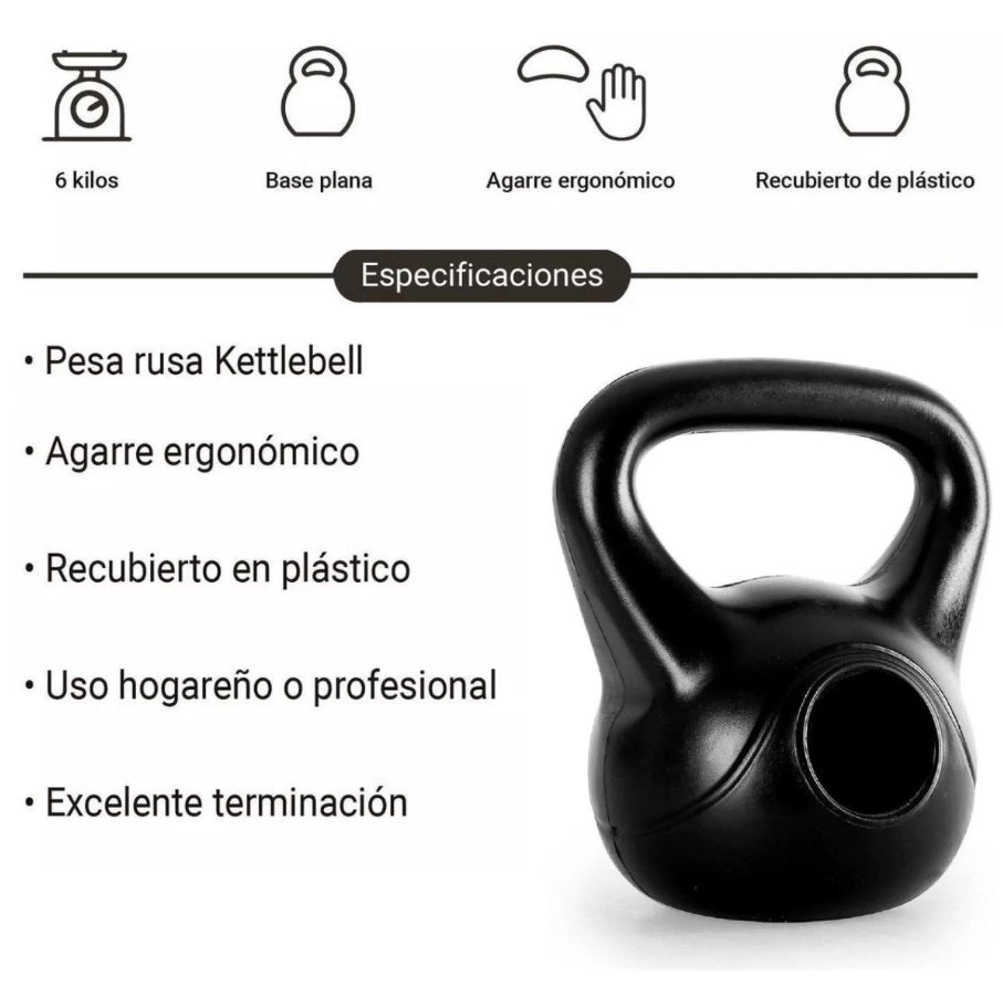 Pesa Rusa 10 Kg Fitness